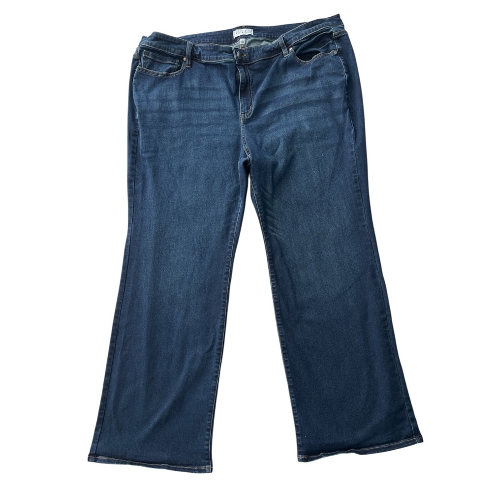Lane Bryant Dark Wash Mid-Rise Boot Blue Women's Jeans - 26